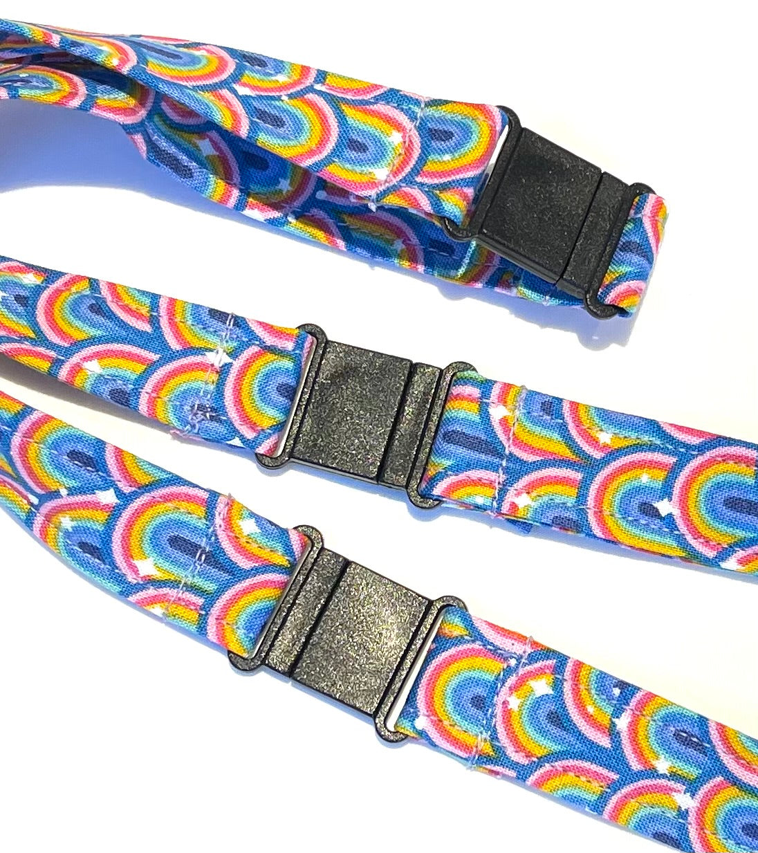 Over the rainbow Fabric Breakaway Lanyard - House of Lanyards