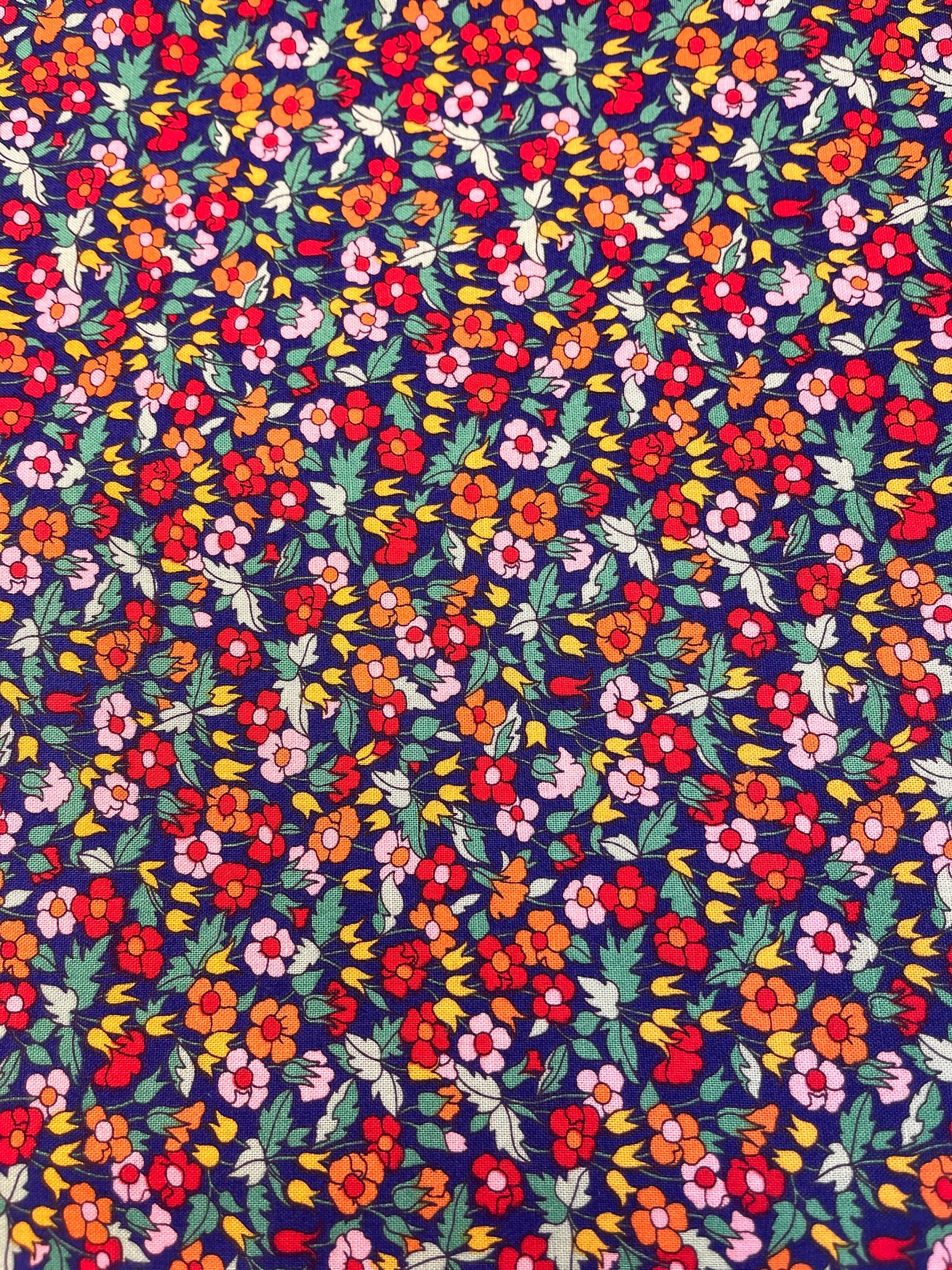 Piccadilly Poppy liberty fabric 