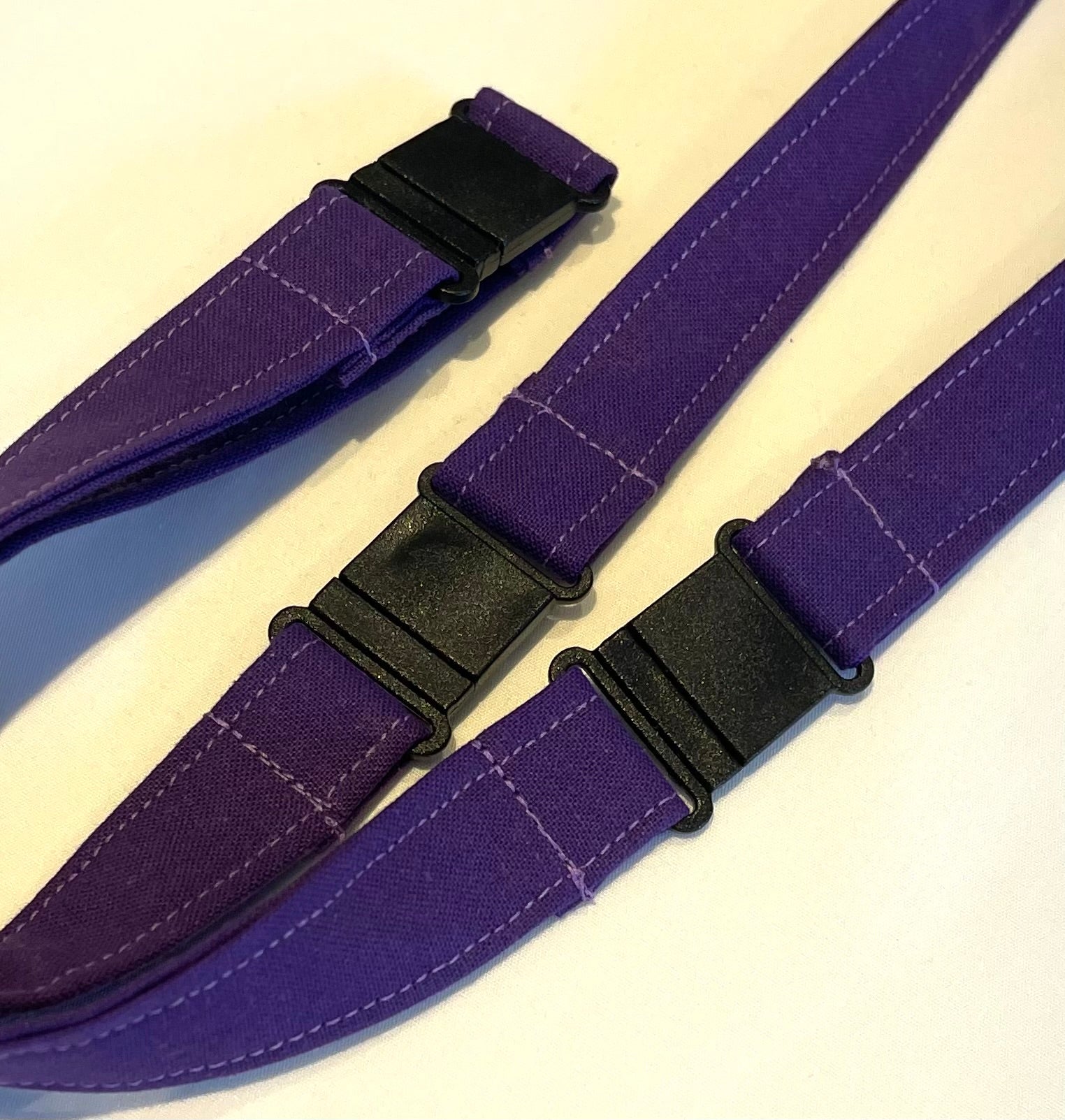 Gems Purple Fabric Breakaway Lanyard image 2