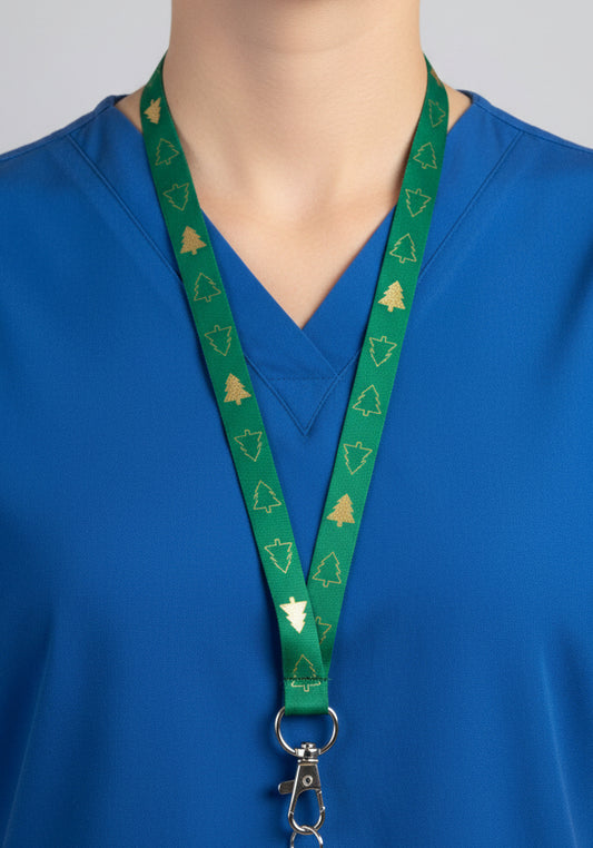 Handmade safety breakaway lanyard with anti-strangulation release points for NHS, healthcare, education and security staff
