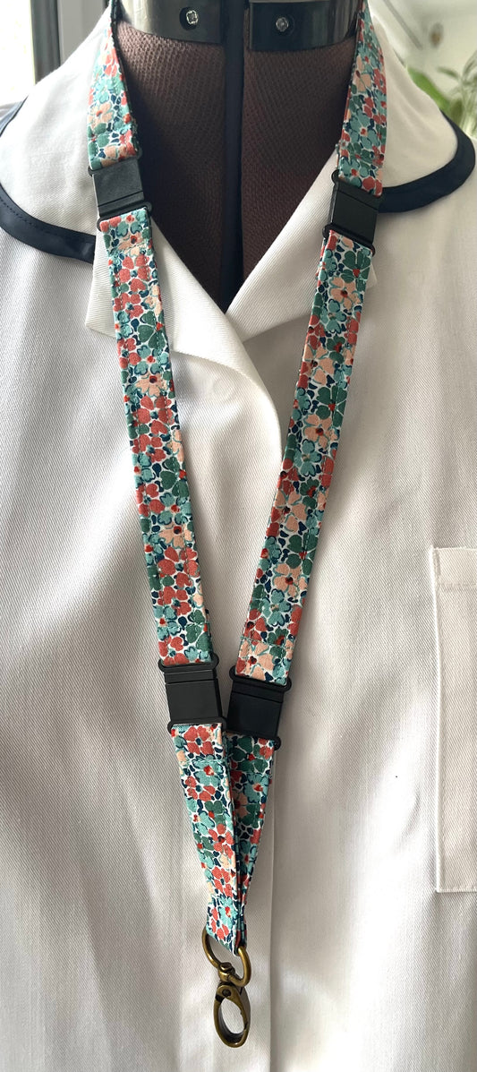 Liberty Breakaway Lanyard: Primula Posey image 0