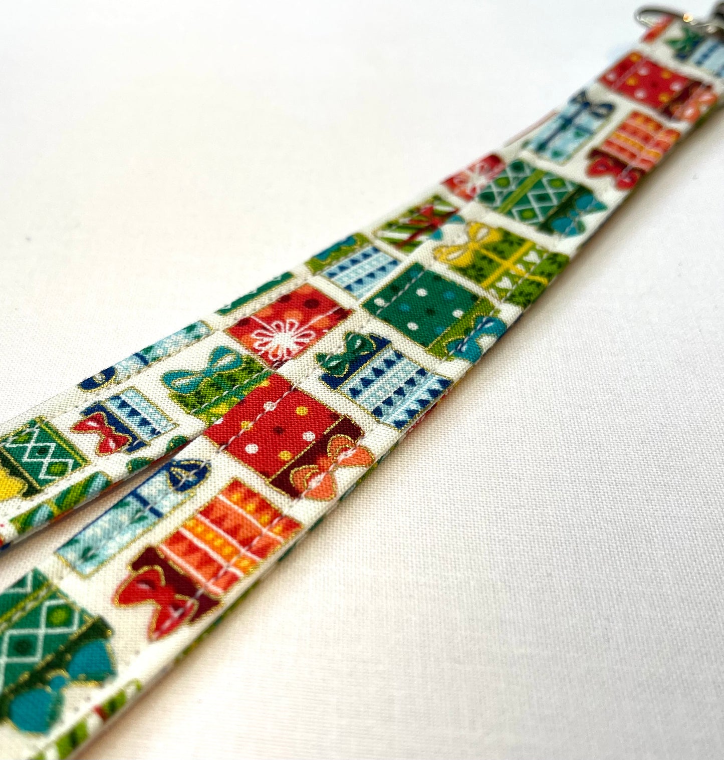 Christmas: Present Fabric Breakaway Lanyard image 1