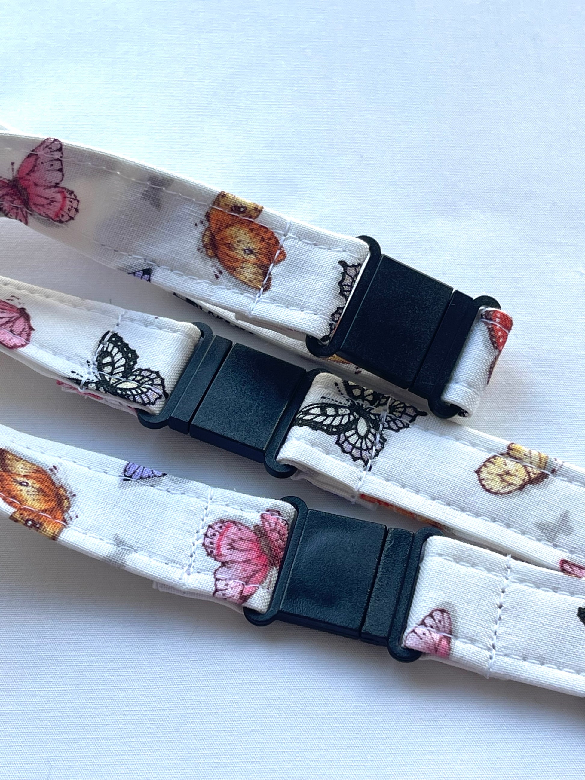 Butterfly Fabric Breakaway Lanyard image 2