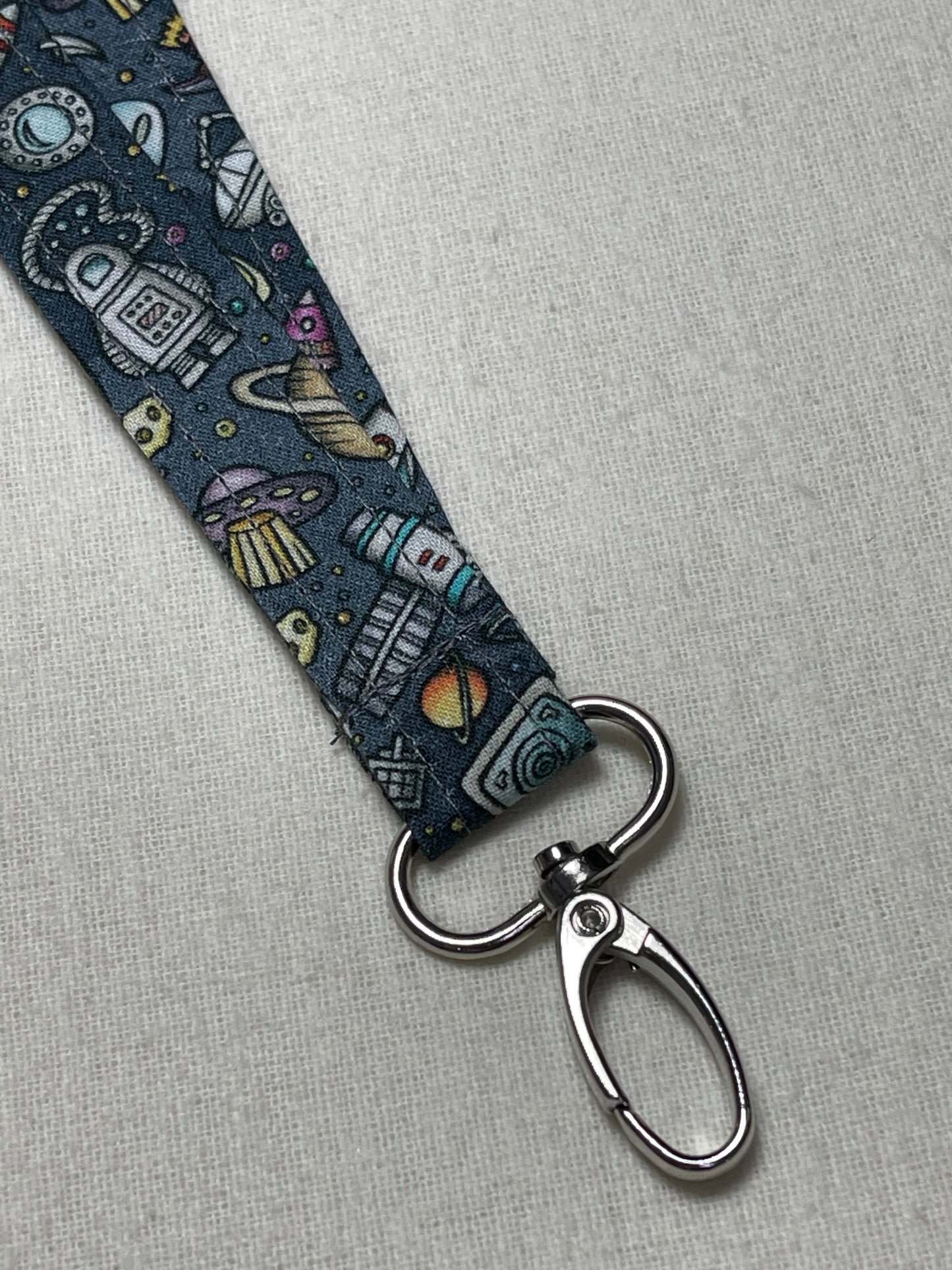 Space Fabric Breakaway Lanyard - House of Lanyards